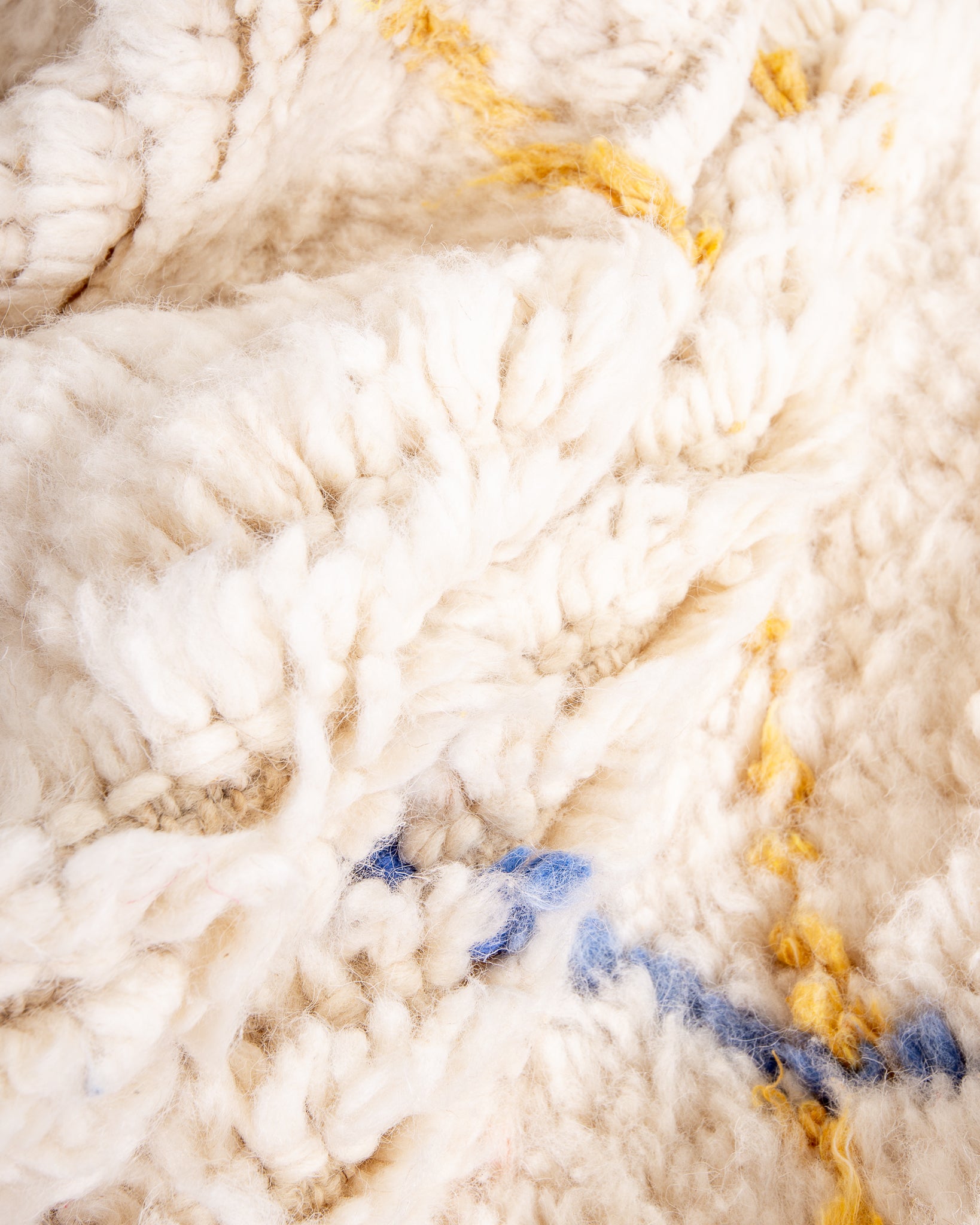 Modern designer handcrafted Berber rug from morocco Beniourain with beautiful colors and patterns